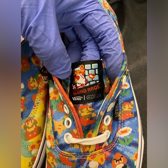 Vans Nintendo Super Mario Bros Tie-Dye. M9.5/W11.5 - Picture 7 of 8